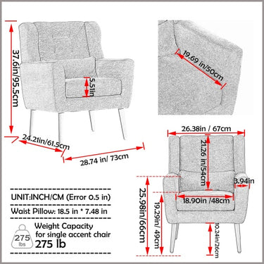 Modern Accent Chair For Living Room